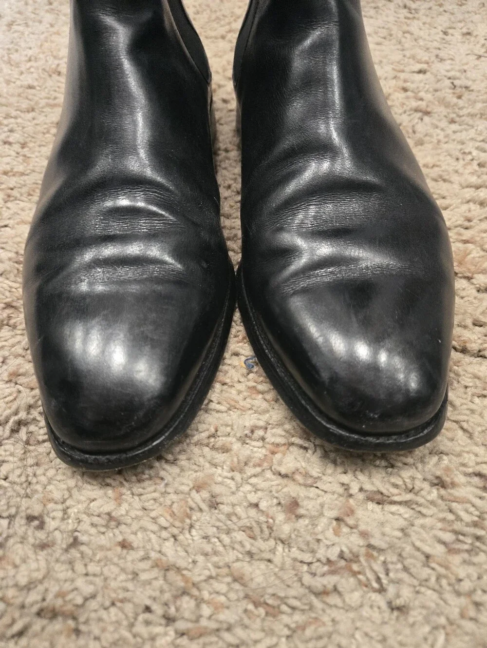 Crockett & Jones Men's Black Leather Chelsea Chukka Boots Size 8.5E